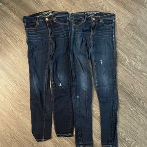 American Eagle dark washed jeans